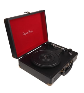 CROWN WEJL SİYAH PİKAP 33 /45 / 78 RPM