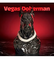 Vegas Debormen Pırlanta Kolyeli Lüks Dekoratif Doberman Figürü