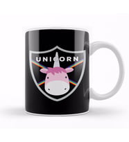 Unicorn Rainbow Shield Kupa Bardak Porselen