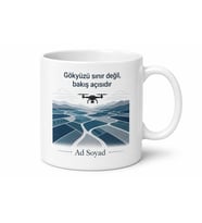 Drone Uçuranlara Gimbal Gökyüzü Kamerası Kuş Bakışı Görüntü Kupa Bardak Hediye