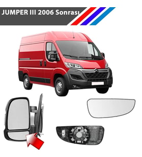 Citroen Jumper 3 Kasa Sağ Dış Ayna Alt Küçük Camı Yolcu Tarafı