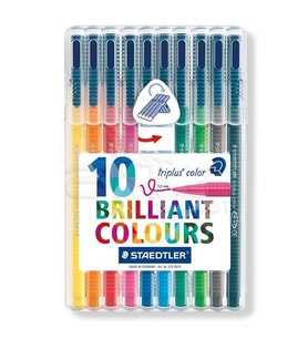 Staedtler Triplus Color Keçe Uçlu Kalem 1.0mm 10lu Set