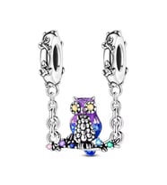 Sallanan Baykuş Zincir Sallantılı Charm