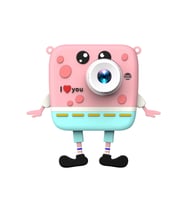 Sünger Bob Tasarımlı Yeni Nesil Çocuk Dijital Mini Fotoğraf Makinesi Çift K