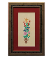 e38 EL İŞÇİLİĞİ VAZOLU BUKET 41*27 cm - 1810