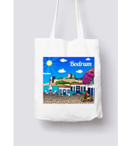 Bodrum Tasarımlı Bez Çanta