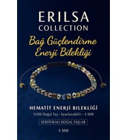 Sertifikalı Bağ Güçlendirme Enerji Aktivasyonu Bilekliği – Hematit Doğal Taş 4 mm (Çok Renkli)