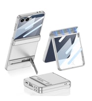 Galaxy Z Flip 7 Kılıf Zore Kıpta Standlı Kapak