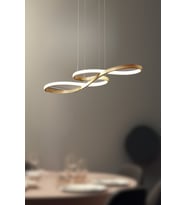 Solario Ledli Sarkıt Avize – Modern Tasarım Ledli Sarkıt Avize (Gold)