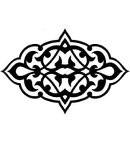 Türk Motifleri Model 1 Sticker 48 x 40 cm
