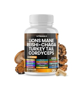 Lions Mane Reıshı + Chaga Turkey Tail Cordyceps 60 Kapsül