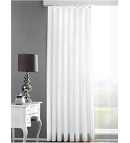 Perde (2779) Saten Güneşlik Perde Beyaz Beyaz 50 x 50