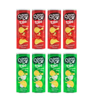 Cipso Tube Ketçap Aromalı ve Ekşi Kremalı Cips 160 gr 8 li Karma Paket