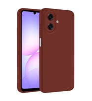 Samsung Galaxy A07 Kılıf Biye Yumuşak Silikon Case (Bordo)