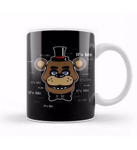 Five Nights At Freddy's It's Me Golden Freddy 03 Kupa Bardak Porselen