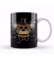 Five Nights At Freddy's It's Me Golden Freddy 03 Kupa Bardak Porselen