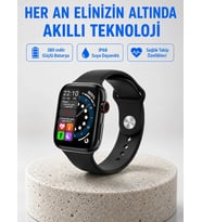 Yüksek Çözünürlüklü 1.9" Akıllı Saat – 5-6 Gün Aktif Kullanım, Şık Ve Modern Tasarım