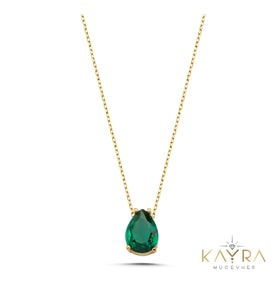 Peridot Altın Kolye AKM176