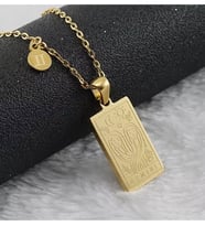 Kişiye Özel 925 Ayar Gümüş İkizler Burcu Tarot Kolye