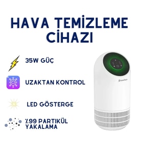 HT048B 02TEEN Smart Air Purifer, 79M3, Akıllı Hava Temizleme Cihazı