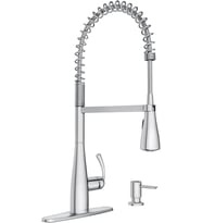 Moen Essie Krom Tek Kolu Yüksek Ark Pulldown Mutfak Bataryası, 87814 (Çok Renkli)