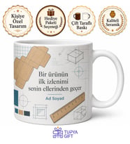 Ambalaj Tasarımcısı Ürün Giydirme Sanatçısı Kahve Kupası Hediye Bardak