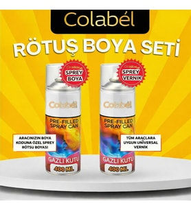 Tata Kod: TAT214 CHAMPAGNE GOLD 400ML Sprey Rötuş Boya + Vernik Seti