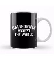 California Against The World Inspired By Aaron Hines Kupa Bardak Porselen