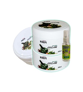 Mucizevi Krem 3 Adet Eklem Kas Diz Dirsek Bacak Ağrıları Rahatlatıcı Krem125 ml + 30 ml Çörek Otu Ağrı Dindirici Yağ
