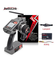 Radiolink RC6GS V3 2.4Ghz 7 Kanal Uzaktan Kumanda Radio Kontrol +R7FG Gyro Alıcı (600 Metre Kontrol Mesafesi) (Gri)