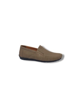 Modesa 269 Erkek Kum Nubuk Deri Loafer Ayakkabı (Kum Beji)