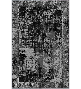 Eliana Home Baskılı, Yıkanabilir Kaymaz Taban Salon Halısı LNA0045-SD1105 100x150 cm (Gri)