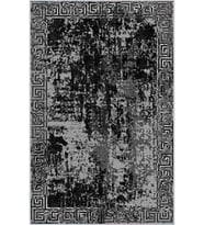 Eliana Home Baskılı, Yıkanabilir Kaymaz Taban Salon Halısı LNA0045-SD1105 100x150 cm (Gri)