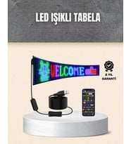RGB Kayar Yazılı LED Reklam Ekranı – USB Bağlantılı Esnek Tasarım