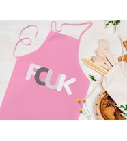 BK Gift Fcuk Tasarımlı Pembe Mutfak Önlüğü Aşçı Hediyesi, Arkadaşa Hediye-7
