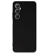 Realme C65 Kılıf First Silikon - Siyah