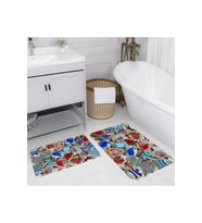 Eliana Home Baskılı 2'li Banyo Paspas Takımı RVG5027