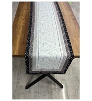 Siyah Desenli Runner