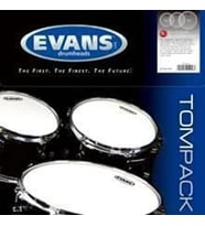 Evans ETPG1CLR-R G1 Clear Tom Deri Seti (Rock - 10-12-16)