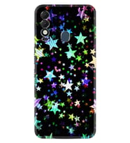 Tecno Spark 8T Kılıf Silikon Desen Özel Seri Yıldızlar 1601