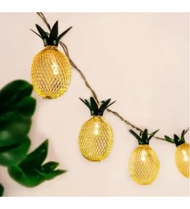 2 Metre 10 Led Pilli 2 Kademeli Ananas Led Işık