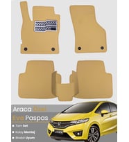 HONDA JAZZ HATCHBACK (2012-2014) Uyumlu EVA Paspas Tam Set–Araca Özel,Kolay Montaj