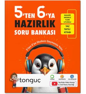 Tonguç 5'ten 6'ya Hazırlık Kitabı