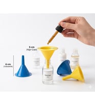 Mini Plastik Huni 5 cm Ağız Çapı 6 cm Boy - Parfüm, Esans ve Dar Ağızlı Şişe Doldurma Aparatı