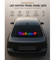 LED Matrix Piksel Panel Işığı USB Uygulama Kontrollü Kaydırmalı Yazı Ekranı