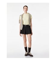 Koton Slim Fit Sarı Kadın T-Shirt 6SAK50074EK