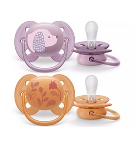 Philips Avent Ultra Soft Yumuşak 2li Emzik 6-18 Ay - SCF091/18 (Çok Renkli)