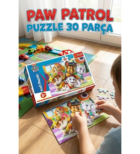 Trefl Paw Patrol Puzzle 30 Parça Lisanlı - Çocuk Eğitici Yapboz - 3+ Yaş 27x20 cm