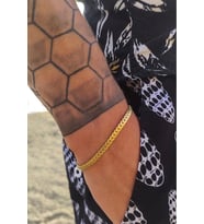 Urban Kararmaz Gold Çelik Bileklik Unisex (Çok Renkli)