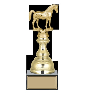 ODAK KUPA - Figürlü Kupalar - At Figürlü Kupalar FG-023 B - 27 cm